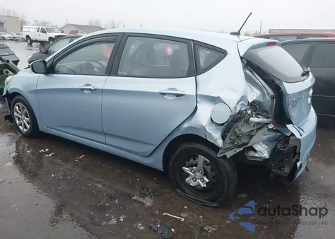 2012 Hyundai Accent Gs from USA, damaged, VIN KMHCT5AE4CU018635